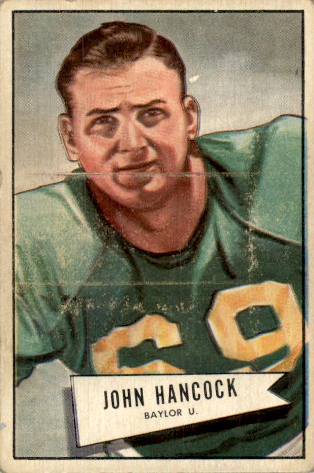 1952 Bowman Small #36 John Lee Hancock RC