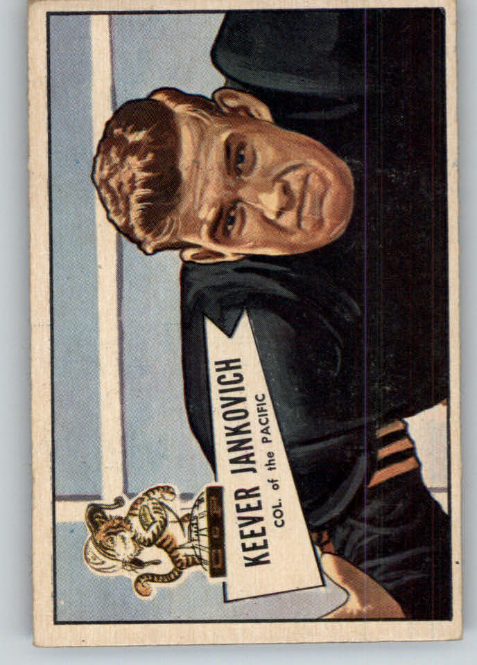 1952 Bowman Small #38 Keever Jankovich