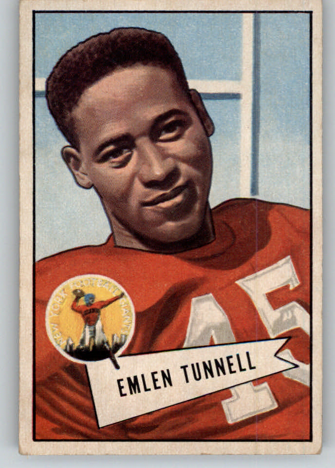 1952 Bowman Small #39 Emlen Tunnell