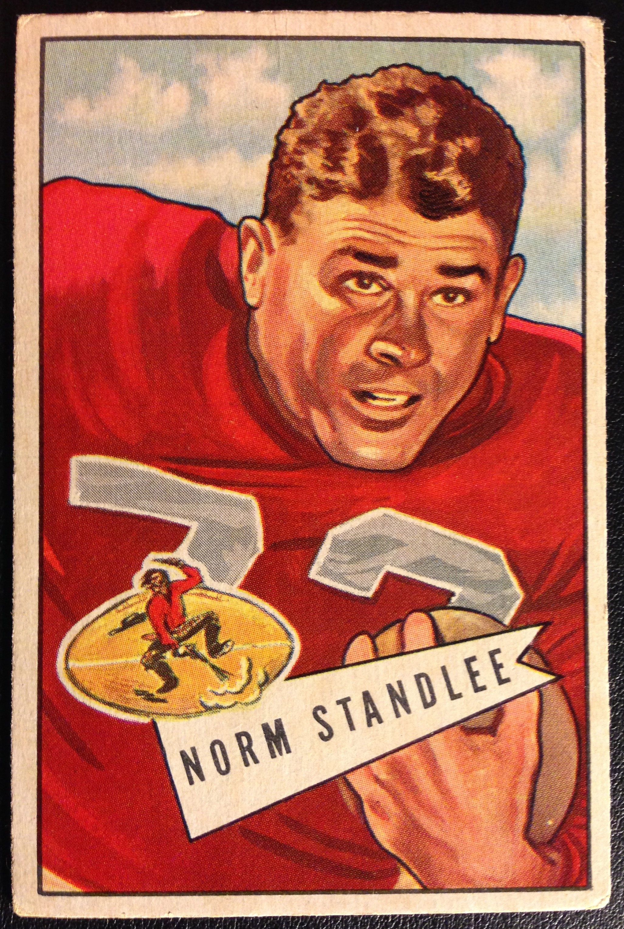 1952 Bowman Small #42 Norm Standlee