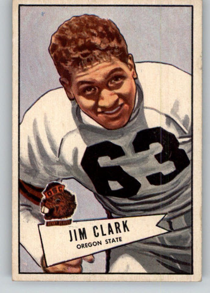 1952 Bowman Small #66 James Clark