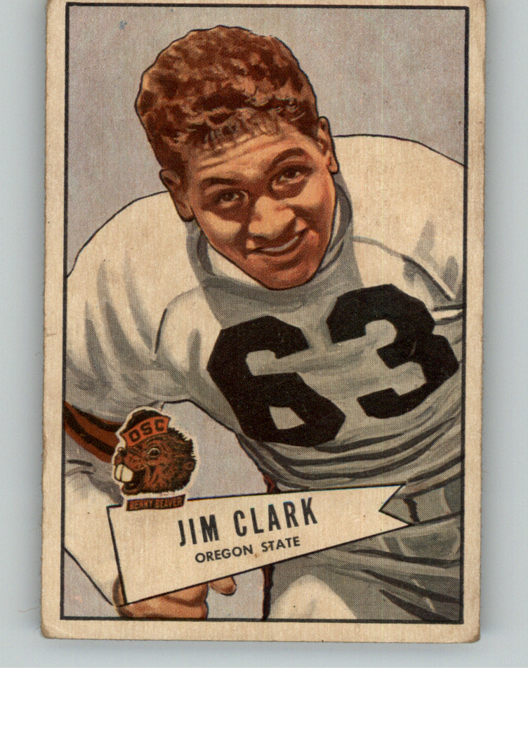 1952 Bowman Small #66 James Clark