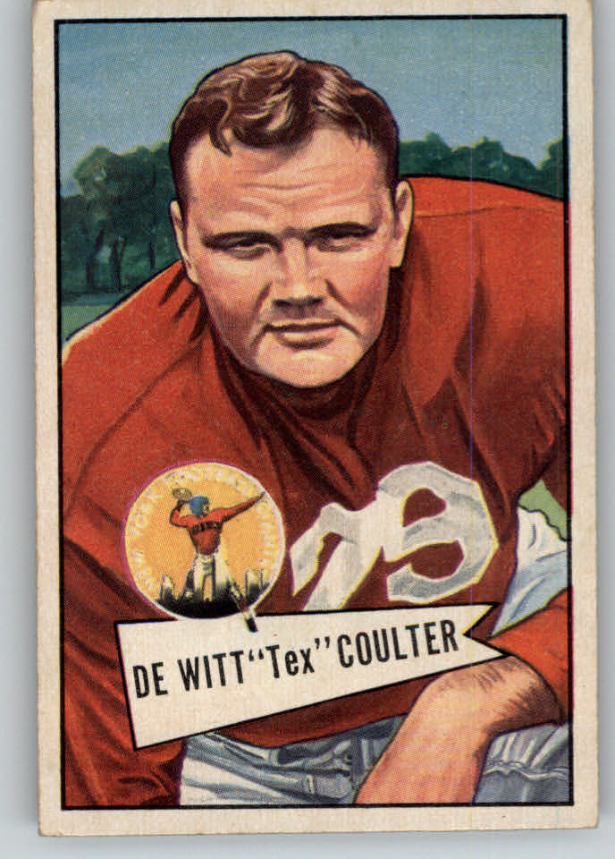 1952 Bowman Small #71 Tex Coulter
