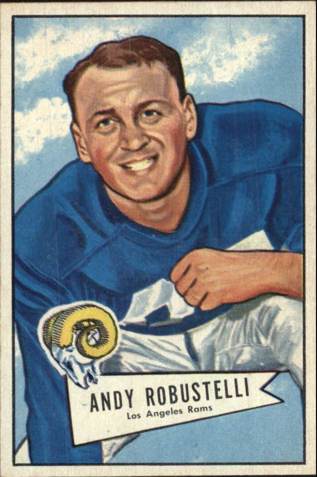 1952 Bowman Small #85 Andy Robustelli RC