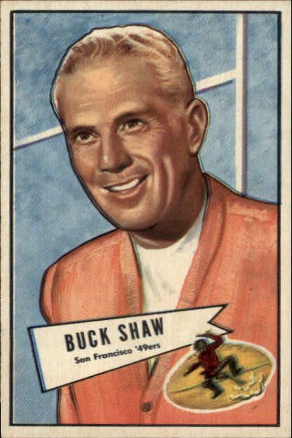 1952 Bowman Small #95 Buck Shaw CO RC
