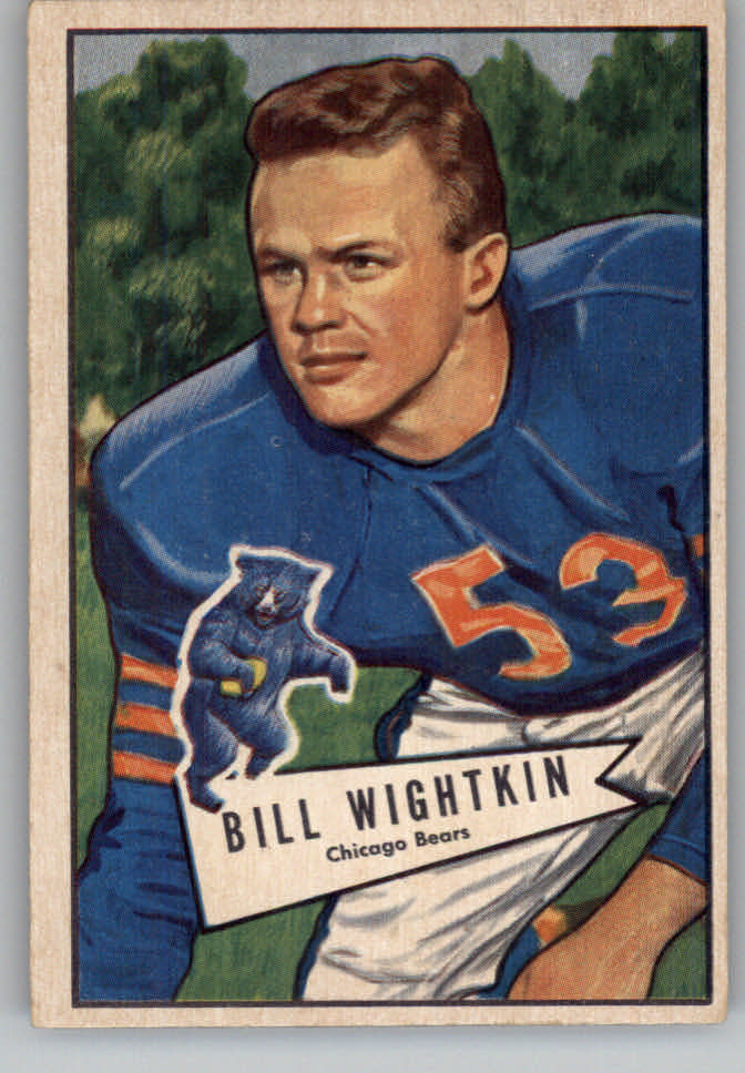 1952 Bowman Small #96 Bill Wightkin