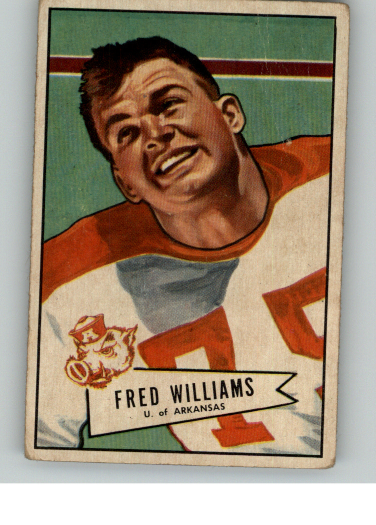 1952 Bowman Small #121 Fred Williams RC