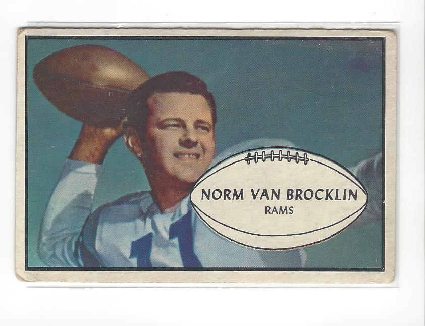 1953 Bowman #11 Norm Van Brocklin
