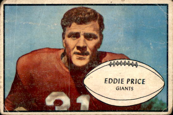 1953 Bowman #16 Eddie Price