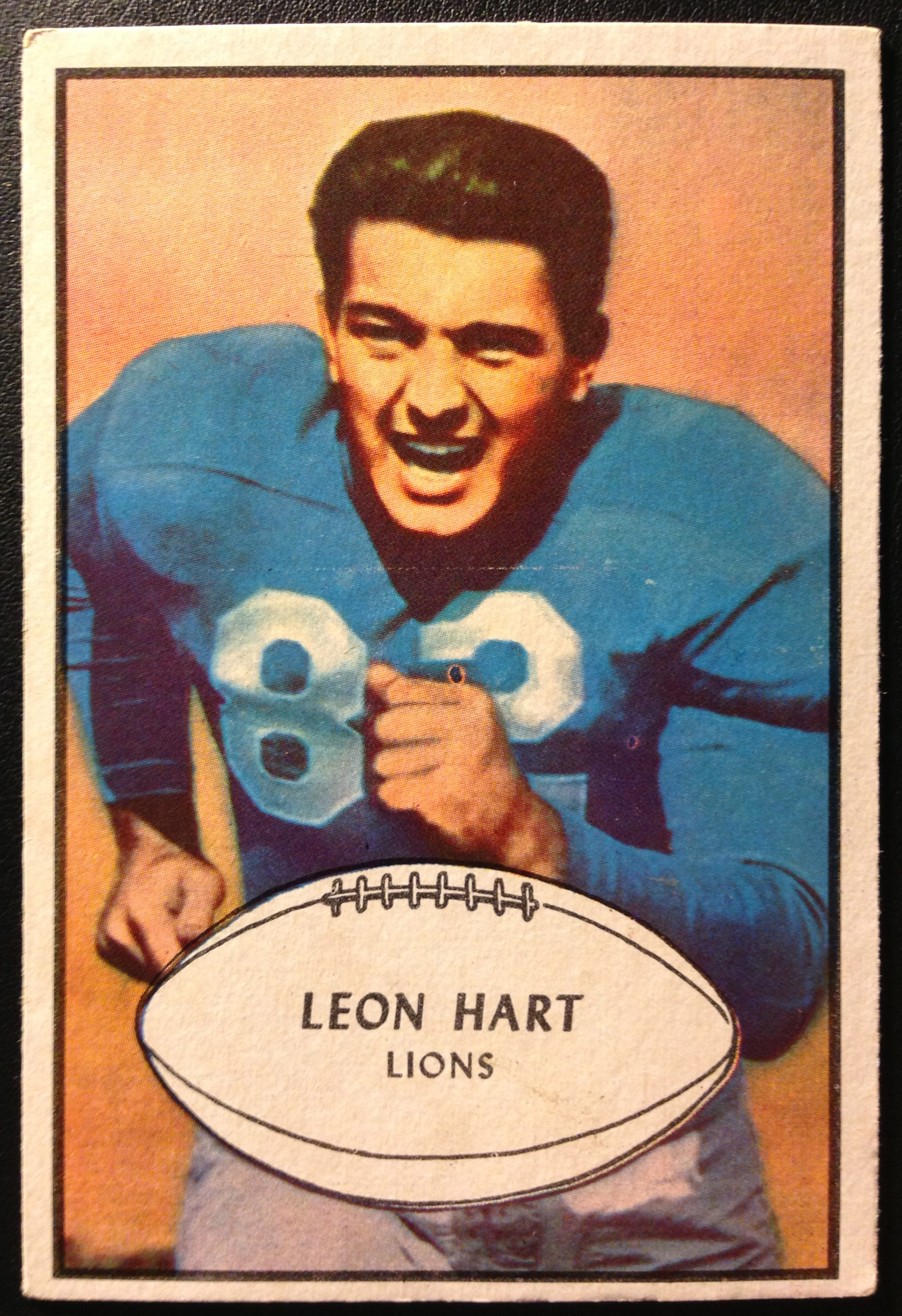 1953 Bowman #31 Leon Hart