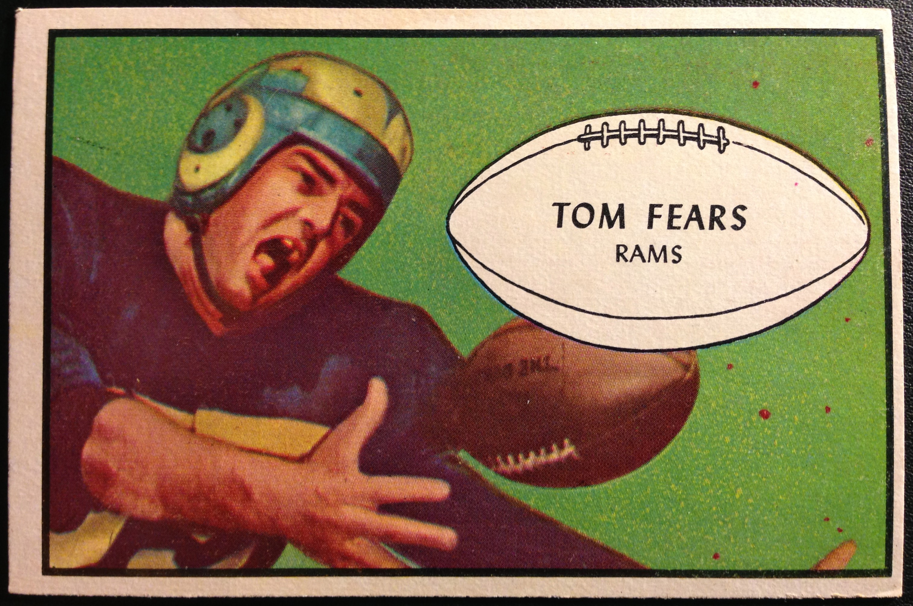 1953 Bowman #36 Tom Fears