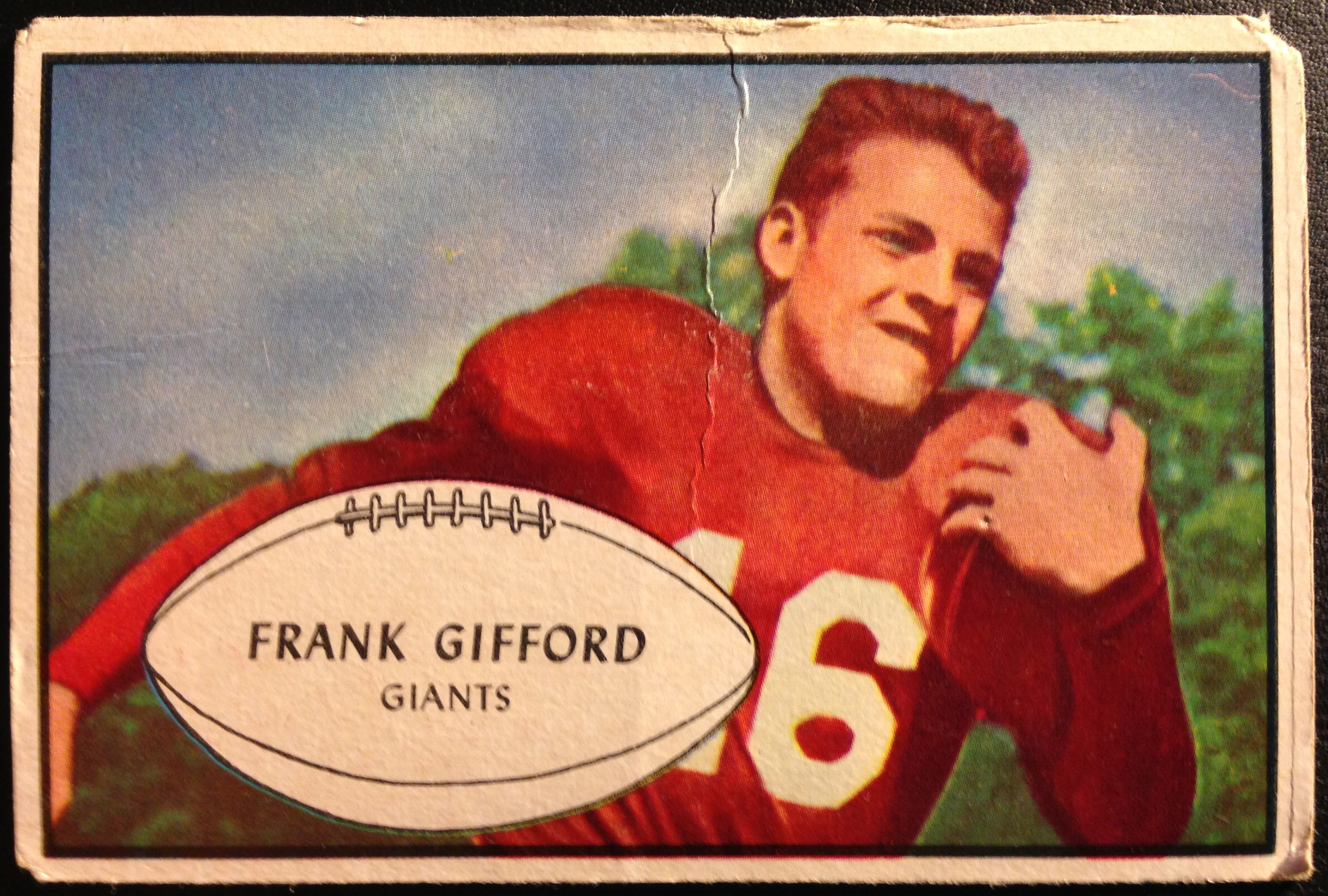 1953 Bowman #43 Frank Gifford SP