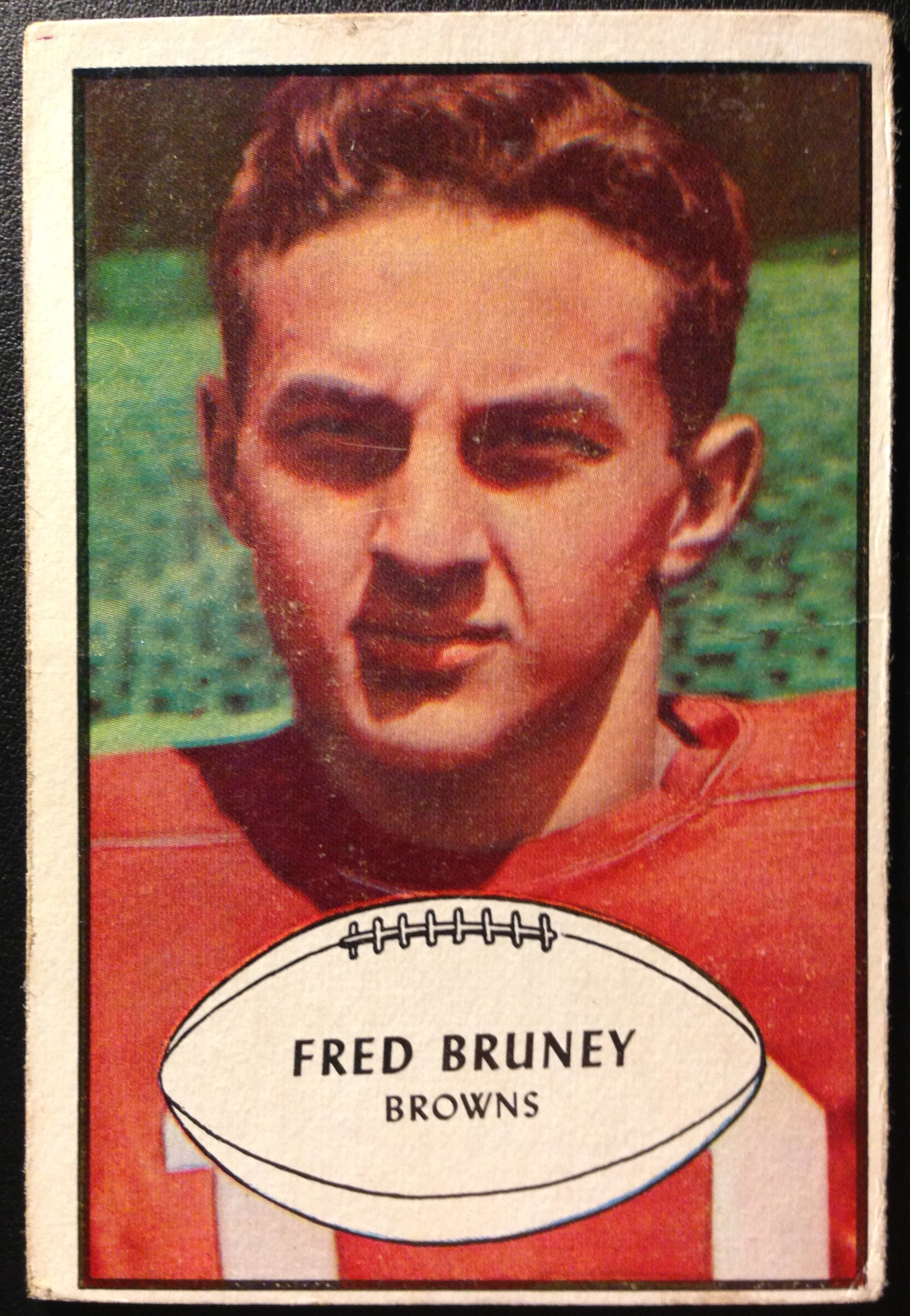 1953 Bowman #49 Fred Bruney SP RC