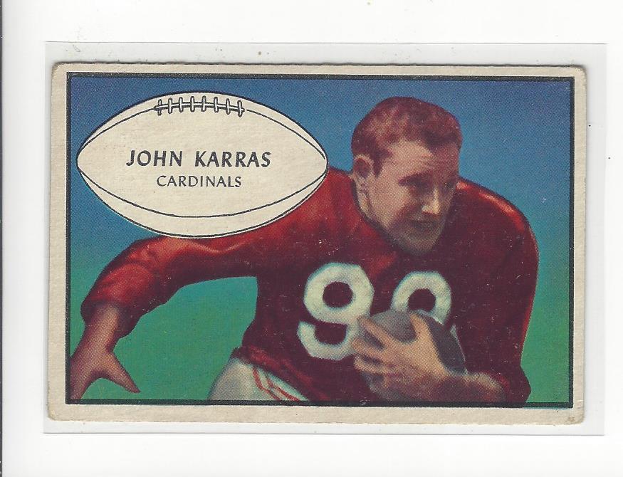 1953 Bowman #51 John Karras