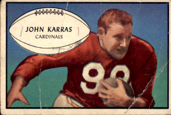 1953 Bowman #51 John Karras