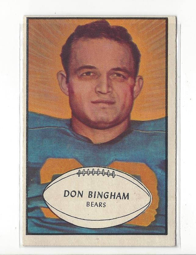 1953 Bowman #59 Don Bingham RC