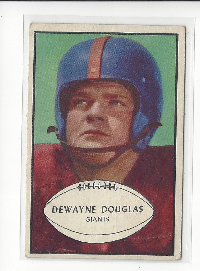 1953 Bowman #65 Dewayne Douglas RC