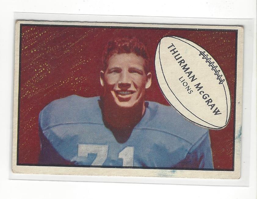 1953 Bowman #71 Thurman McGraw