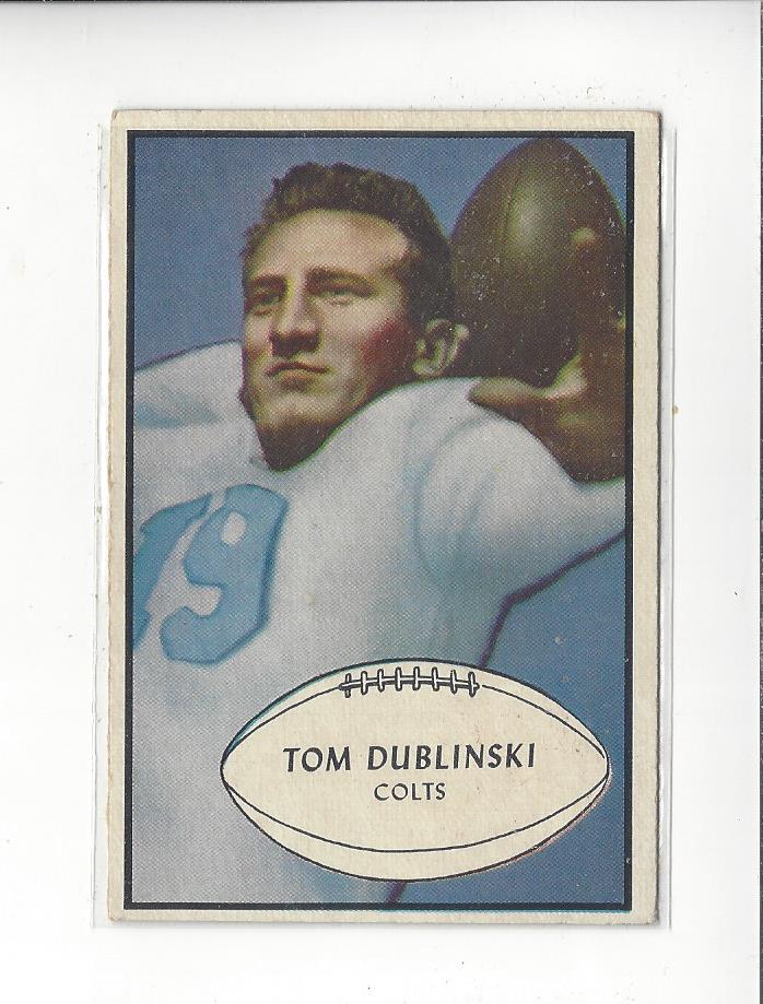 1953 Bowman #91 Tom Dublinski