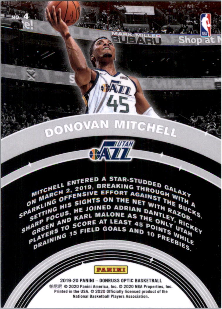 2019-20 Donruss Optic Basketball Card Pick (Inserts)