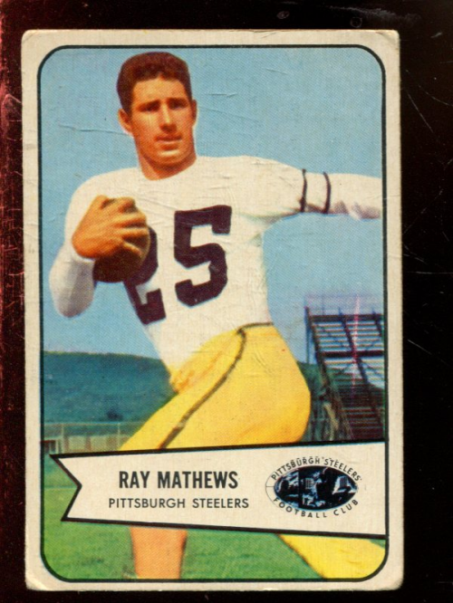 1954 Bowman #1 Ray Mathews