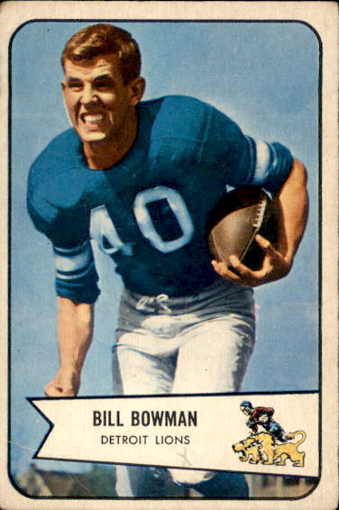 1954 Bowman #17 Bill Bowman RC