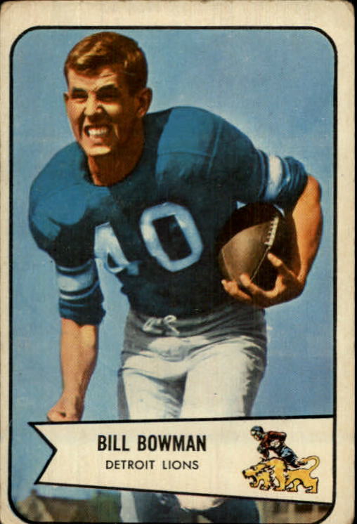 1954 Bowman #17 Bill Bowman RC