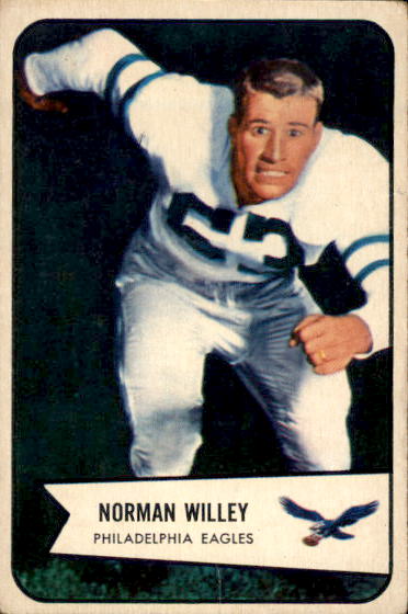 1954 Bowman #21 Norm Willey RC