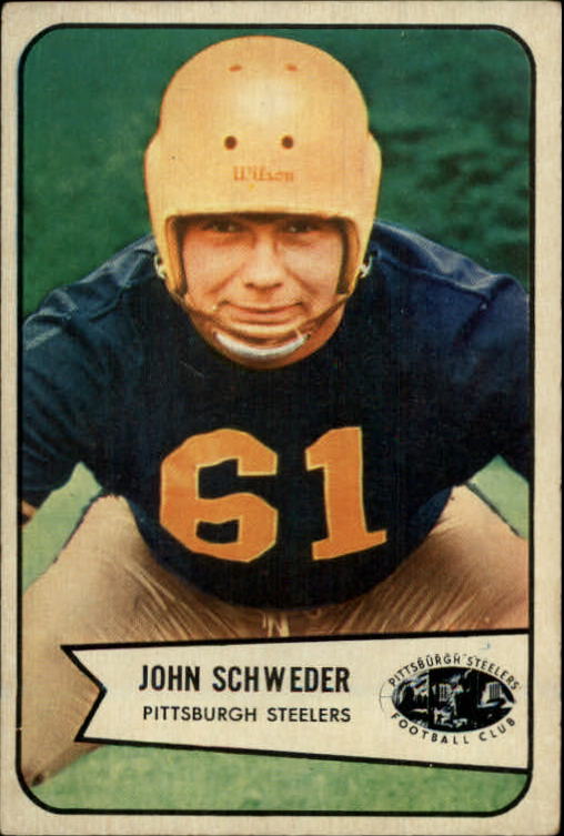 1954 Bowman #25 John Schweder