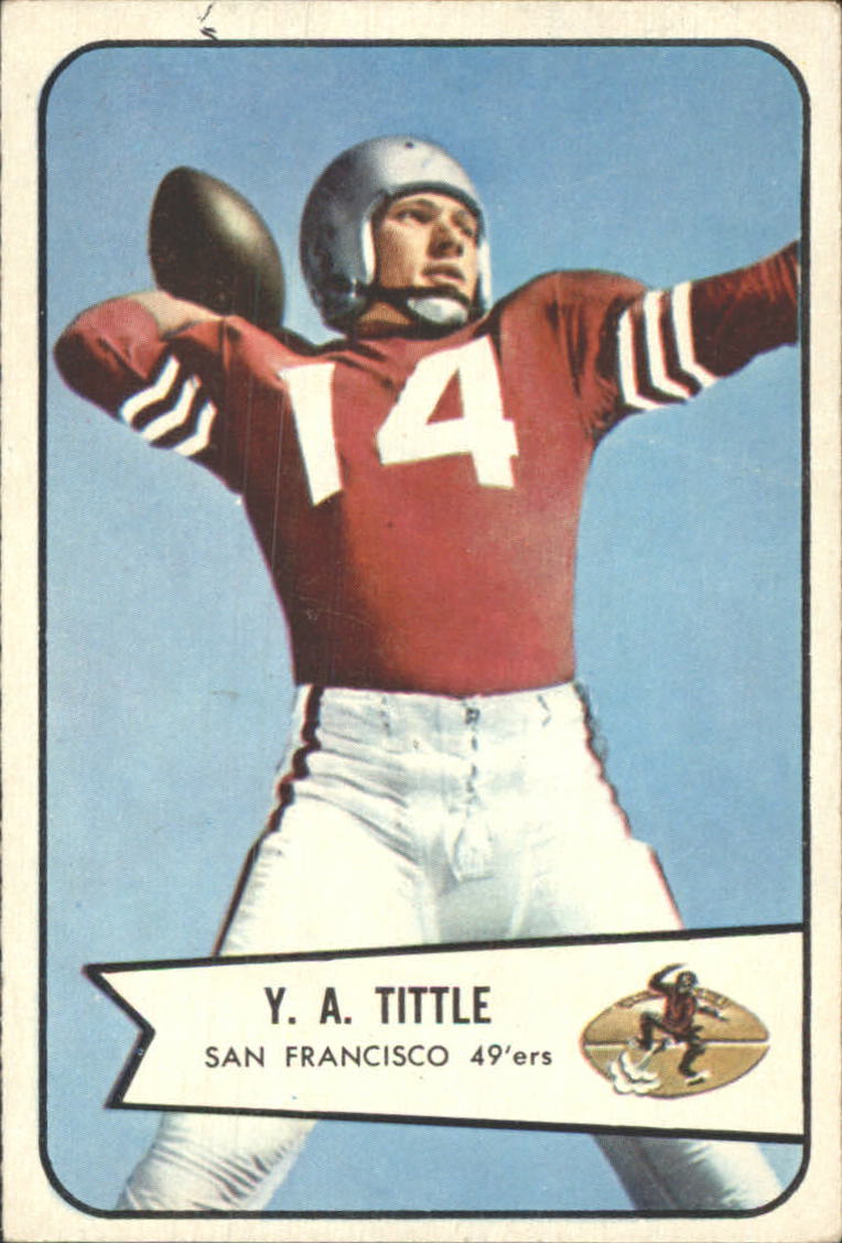 1954 Bowman #42 Y.A.Tittle