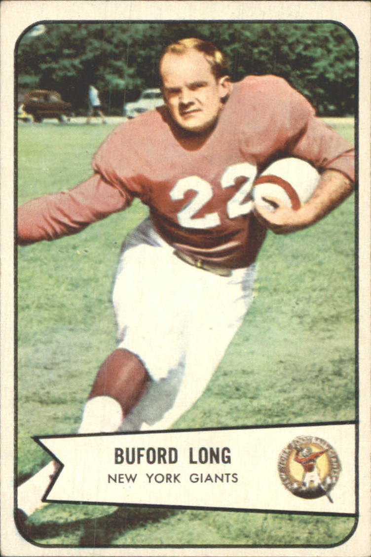 1954 Bowman #43 Buford Long RC