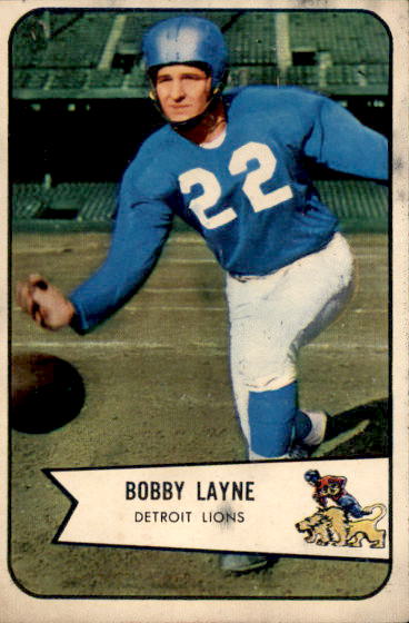 1954 Bowman #53 Bobby Layne