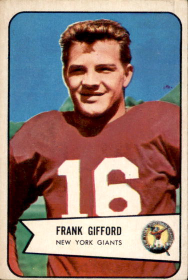 1954 Bowman #55 Frank Gifford