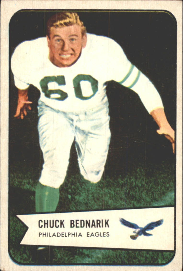 1954 Bowman #57 Chuck Bednarik