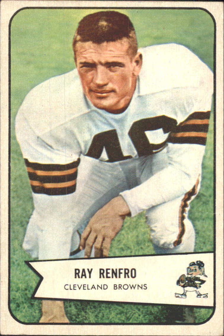 1954 Bowman #64 Ray Renfro