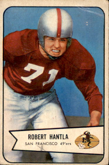 1954 Bowman #66 Bob Hantla SP RC