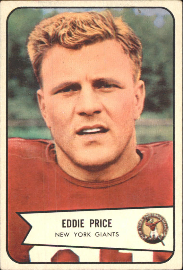 1954 Bowman #86 Eddie Price SP