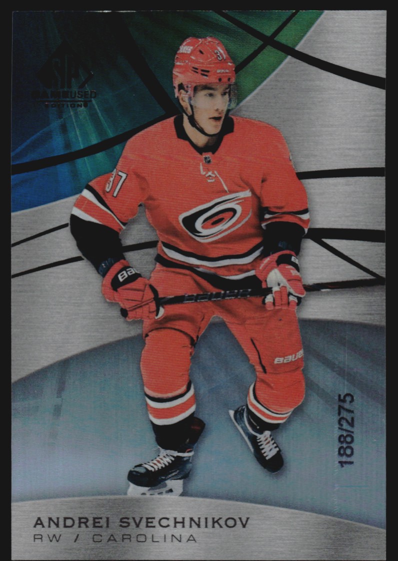 2019-20 SP Game Used Rainbow #18 Andrei Svechnikov/275