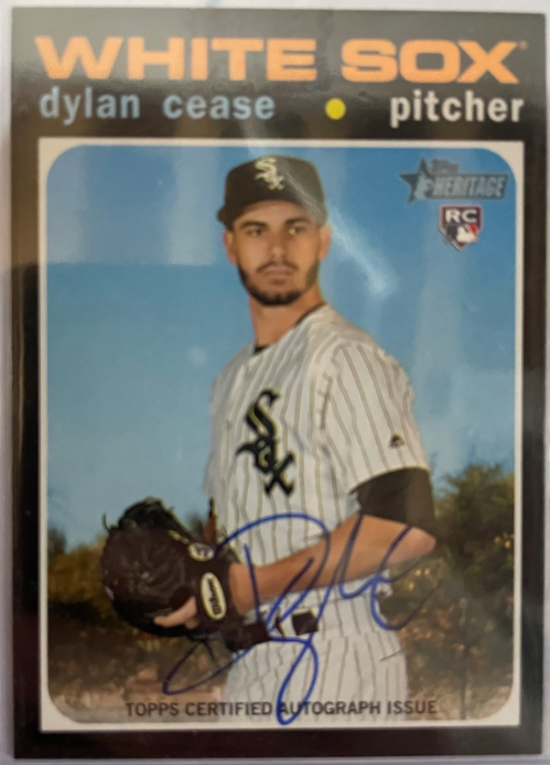 2020 Topps Heritage Real One Autographs #ROADC Dylan Cease