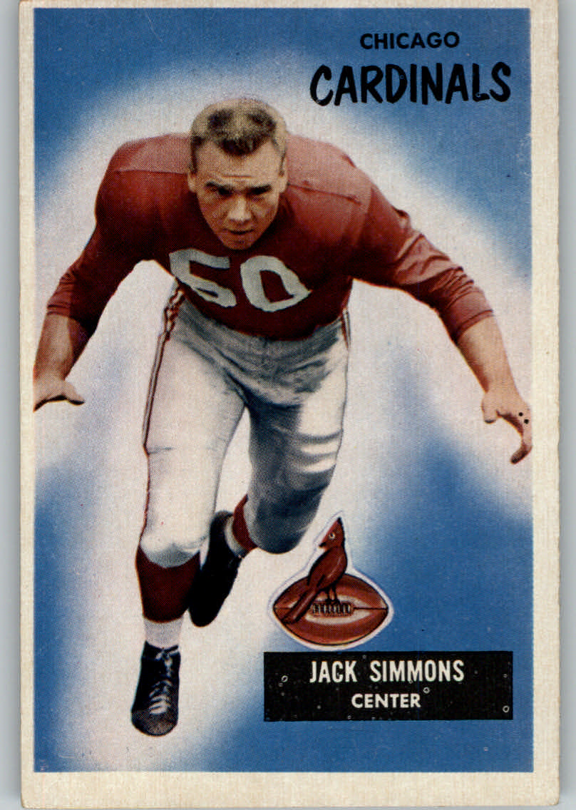 1955 Bowman #27 Jack Simmons