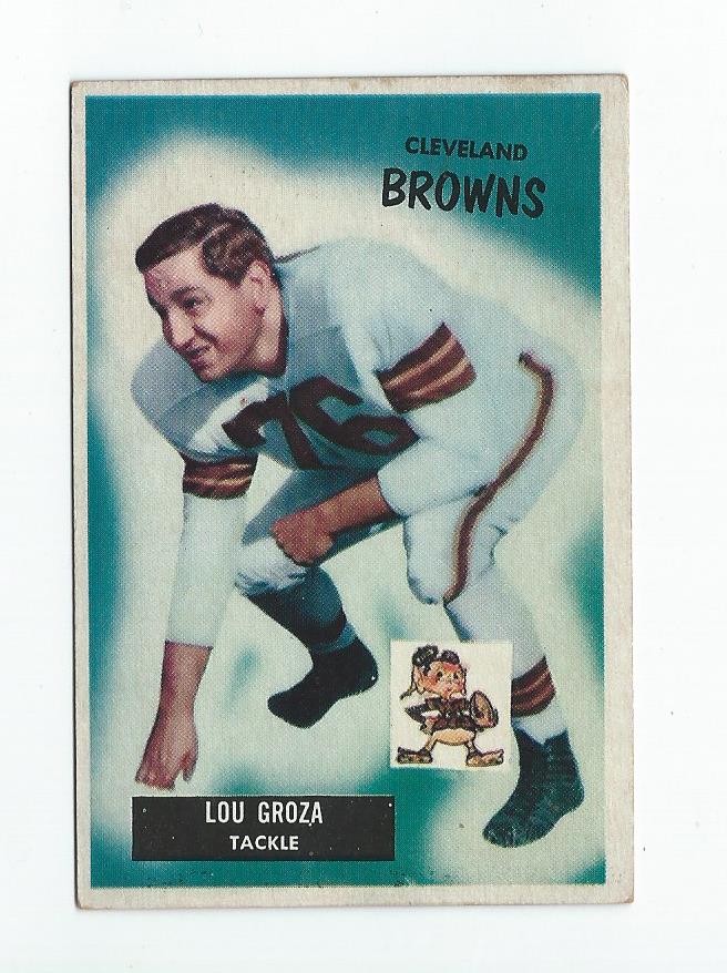 1955 Bowman #37 Lou Groza