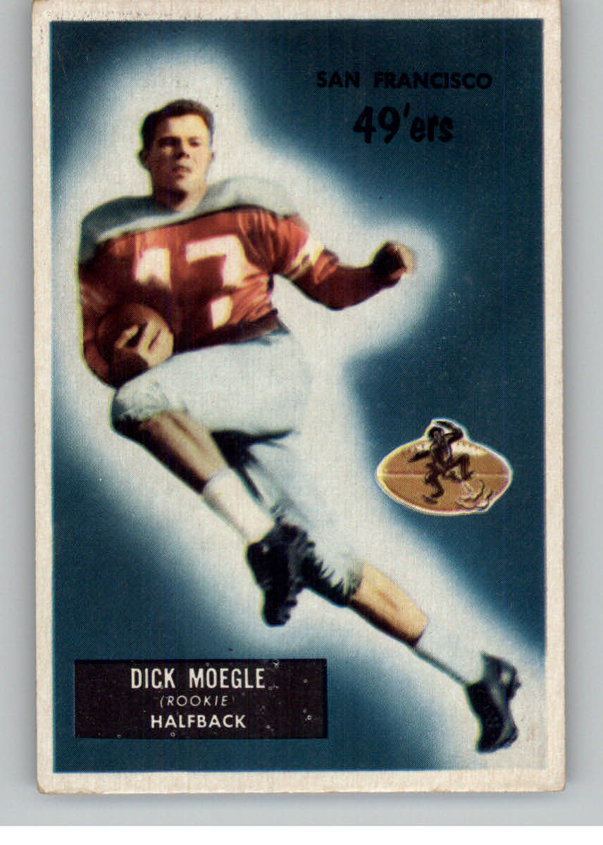 1955 Bowman #48 Dick Moegle RC