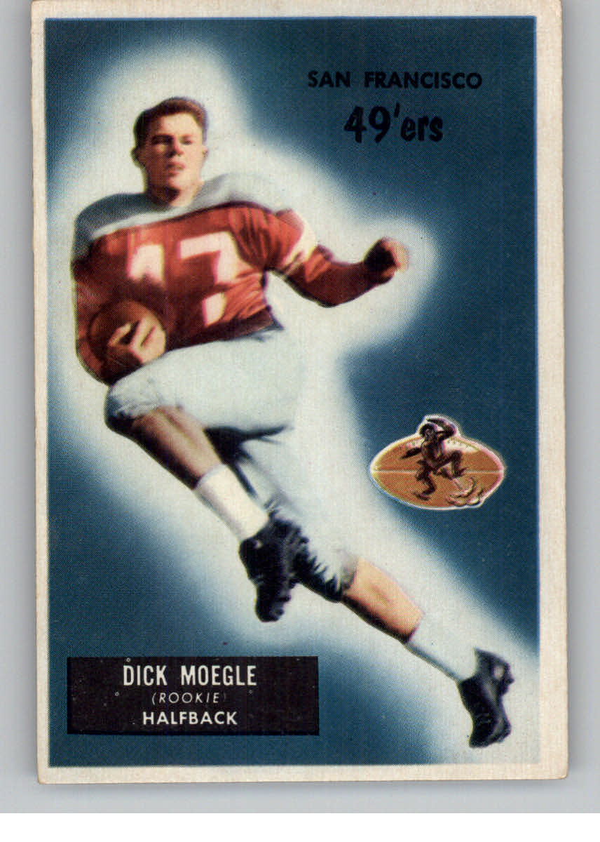 1955 Bowman #48 Dick Moegle RC
