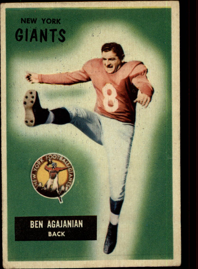 1955 Bowman #68 Ben Agajanian RC