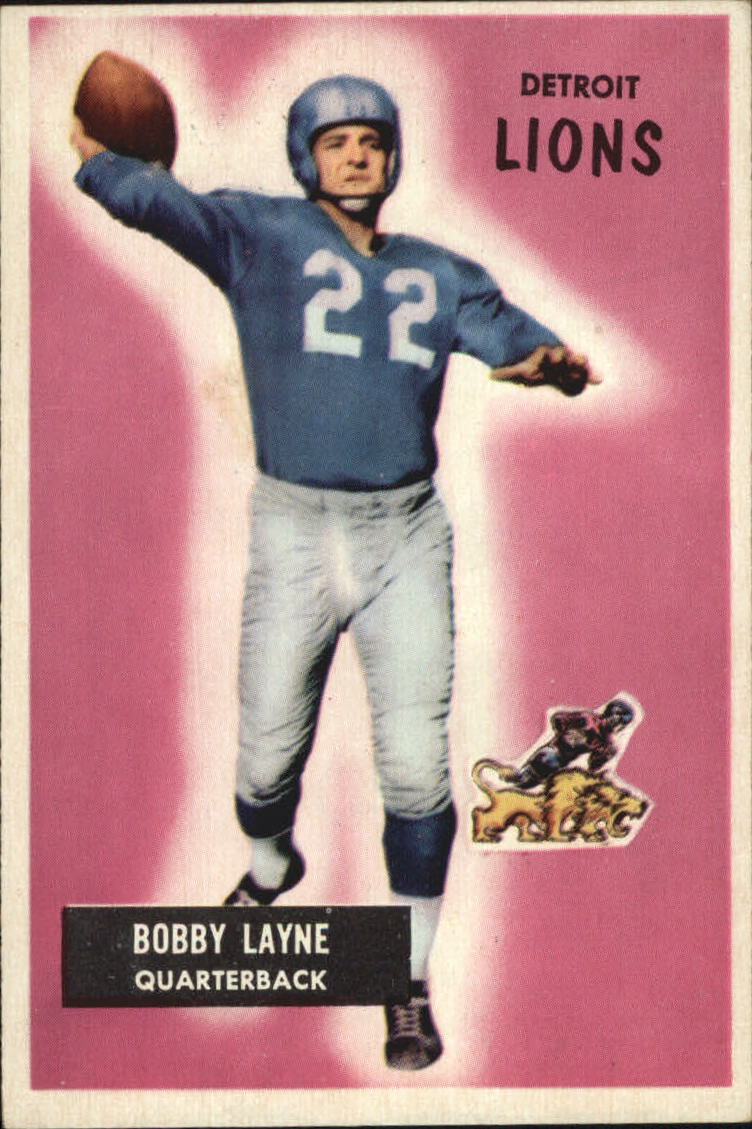 1955 Bowman #71 Bobby Layne