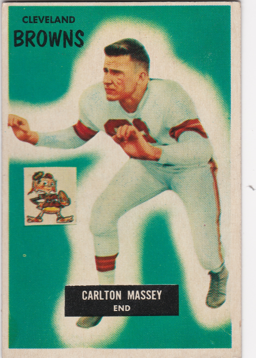 1955 Bowman #98 Carlton Massey RC