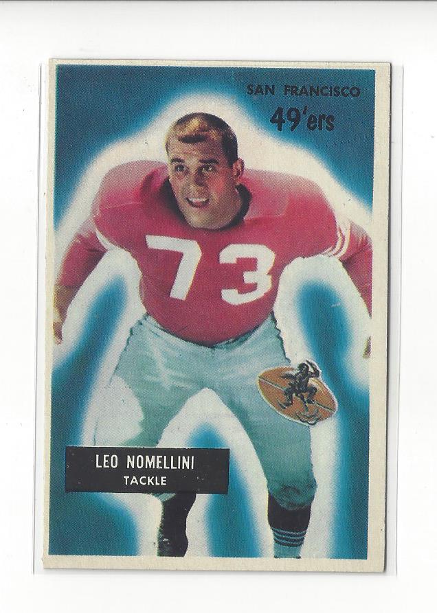 1955 Bowman #104 Leo Nomellini