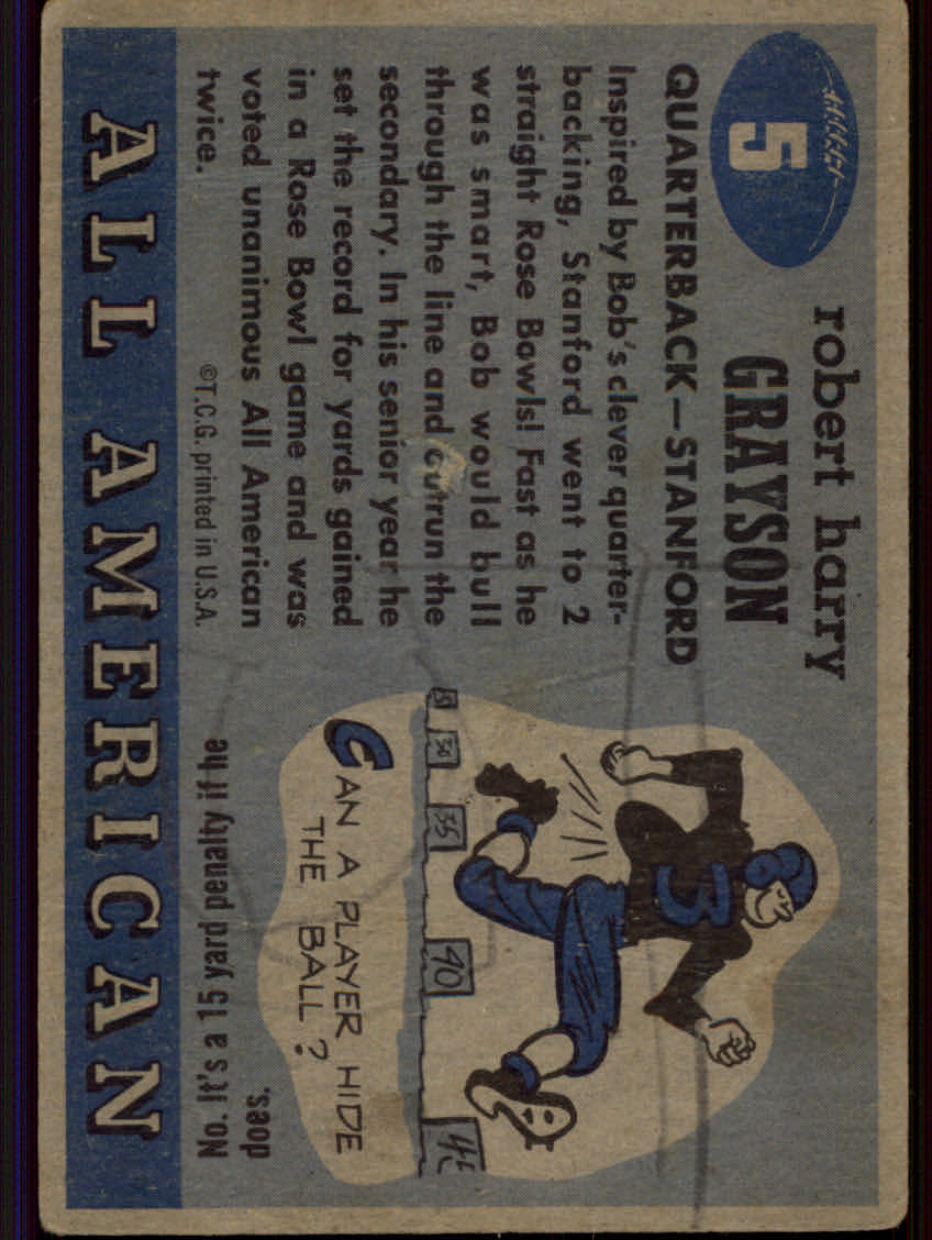 Tarjetas de fútbol americano Topps 1955 - Imagen 9 de 173