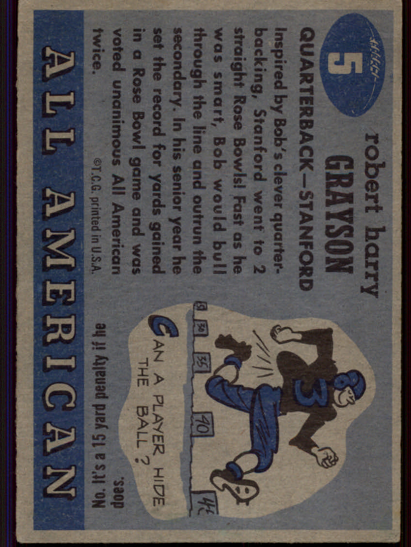 Tarjetas de fútbol americano Topps 1955 - Imagen 7 de 173