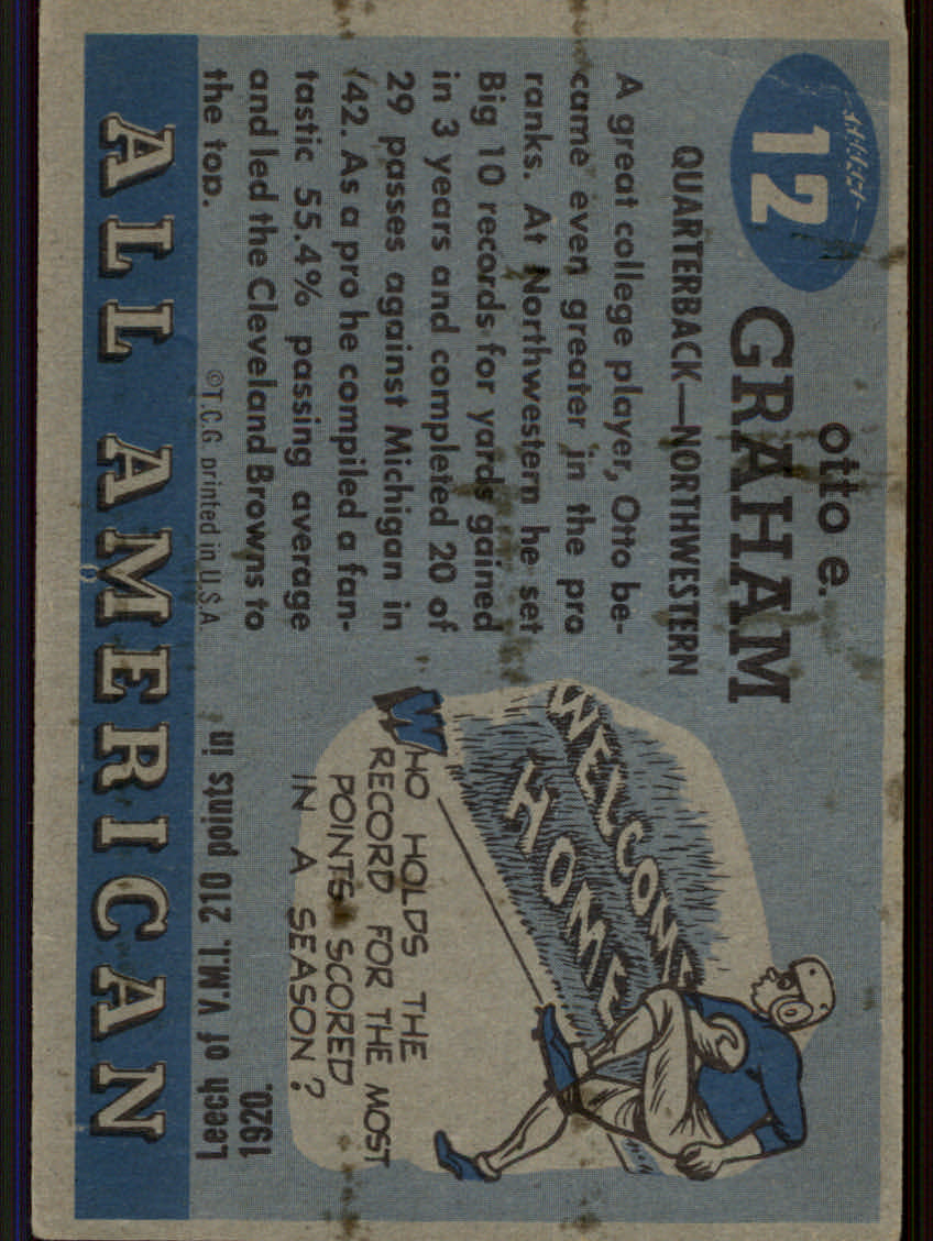 Tarjetas de fútbol americano Topps 1955 - Imagen 15 de 173